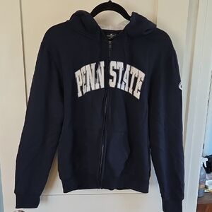 Colosseum Dark Blue Penn State Full-Zip Hoodie